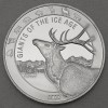 Silbermünze 1oz "Rentier" 2022 Giants of Ice Age 19% (Ghana)