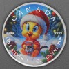Silbermünze 1oz "Tweety" 2025 (koloriert) Festive Friends of Christmas (Kanada)