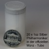 Silbermünze 20 x 1oz "Wiener Philharmoniker" Tube (Österreich)