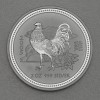 Silbermünze 2oz "Hahn" 2005 Lunar I – Year of the Rooster 19% (Australien)