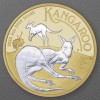 Silbermünze 2oz "Känguru" 2025 (PP/vergoldet) (Australien)