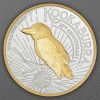 Silbermünze 2oz "Kookaburra" 2025 (PP/HR/vergoldet) (Australien)