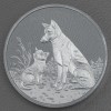 Silbermünze 2oz "Mother & Baby Dingo 2022" Next Generation (Australien)