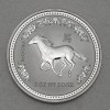 Silbermünze 2oz "Pferd" 2002 Lunar I – Year of the Horse 19% (Australien)