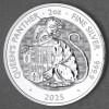 Silbermünze 2oz "Queen’s Panther" 2025 Royal Tudor Beasts (Großbritannien)