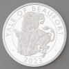 Silbermünze 2oz "Yale of Beaufort" 2023 (PP) Royal Tudor Beasts (Großbritannien)