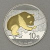 Silbermünze 30g "Panda" 2016 (vergoldet) (China)