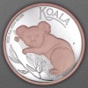 Silbermünze 5oz "Koala" 2025 (PP/HR/rosévergoldet) (Australien)