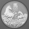 Silbermünze 5oz "Pferd" 2026 Lunar III – Year of the Horse (Australien)