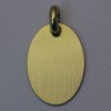 Goldanhänger 375er "Oval" gravierbar (9 kt) 