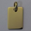 Goldanhänger 585er "Rechteck" gravierbar (14 kt) 
