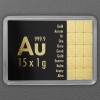 Goldbarren 15 x 1g "Au International" (Motivbox) 