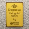 Goldbarren 1g CombiBar Degussa 