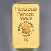 Goldbarren 1g HERAEUS - "Resale" 