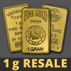 Goldbarren 1g "Resale" (div. Hersteller) 