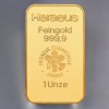 Goldbarren 1oz HERAEUS - "Resale" 