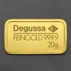 Goldbarren 20g DEGUSSA, "Resale" 