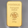 Goldbarren 20g HERAEUS - "Resale" 