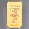 Goldbarren 50g HERAEUS, geprägt 