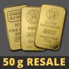 Goldbarren 50g "Resale" (div. Hersteller) 