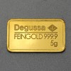 Goldbarren 5g DEGUSSA - "Resale" 