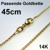 Goldkette 585er/45 cm "Anker-Form" (14 kt GG) 