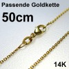 Goldkette 585er/50 cm "Anker-Form" (14 kt GG) 