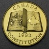 Goldmünze 100 Dollar "Verfassung" 1982 (Kanada)