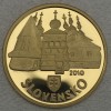 Goldmünze "100 Euro 2010" (Slowakei) Holzkirchen im slovakischen Teil d. Karpatenbogens