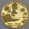 Goldmünze 100 Tala "Queen's Silver Jubilee" 1977 (Samoa)