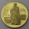 Goldmünze "100 Yuan 1985 Confucius" (China) 