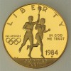 Goldmünze "10 Dollars 1984-Olympiade Los Angeles" 