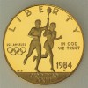 Goldmünze 10 Dollars "Los Angeles Olympiade" 1984 (USA)