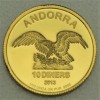 Goldmünze 1/10oz "Andorra Eagle" verschiedene Jahrgänge (Andorra)