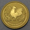 Goldmünze 1/10oz "Hahn" 2017 Lunar II – Year of the Rooster (Australien)