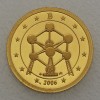 Goldmünze 1/25oz "Belgien" 2006 Atomium in Brüssel (Liberia)