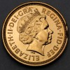 Goldmünze 1/2 Sovereign "Elizabeth II." (Großbritannien)