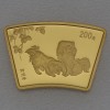 Goldmünze 1/2oz "Hund" 2006 Lunar - Fächerform (China)