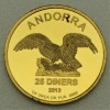 Goldmünze 1/4oz "Andorra Eagle" verschiedene Jahrgänge (Andorra)