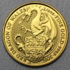 Goldmünze 1/4oz "Red Dragon of Wales" 2017 The Queen's Beasts (Großbritannien)