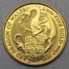 Goldmünze 1/4oz "Red Dragon of Wales" 2017 The Queen’s Beasts (UK)