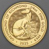 Goldmünze 1/4oz "Greyhound of Richmond" 2025 Royal Tudor Beasts (Großbritannien)