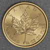 Goldmünze 1/4oz "Maple Leaf" aktueller Jahrgang (Kanada)