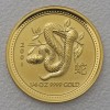 Goldmünze 1/4oz "Schlange" 2001 Lunar I – Year of the Snake (Australien)