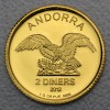 Goldmünze 1g "Andorra Eagle" 