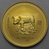 Goldmünze 1oz "Schwein" 2007 Lunar I – Year of the Pig (Australien)