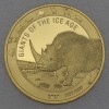 Goldmünze 1oz "Wollnashorn 2021" (Ghana) "Giants of Ice Age" Serie