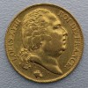 Goldmünze 20 Francs "Louis XVIII." mit Haarband (Frankreich)