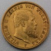 Goldmünze 20 Mark "König Wilhelm II." (Württemberg)