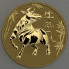 Goldmünze 2oz "Ochse" 2021 Lunar III – Year of the Ox (Australien)